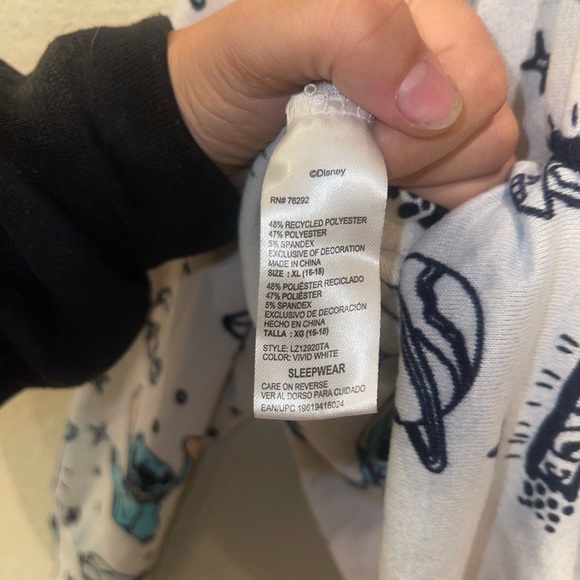 Disney Stitch Flannel Shirt All Over Graphic Size XL Soft Material - Picture 7 of 8